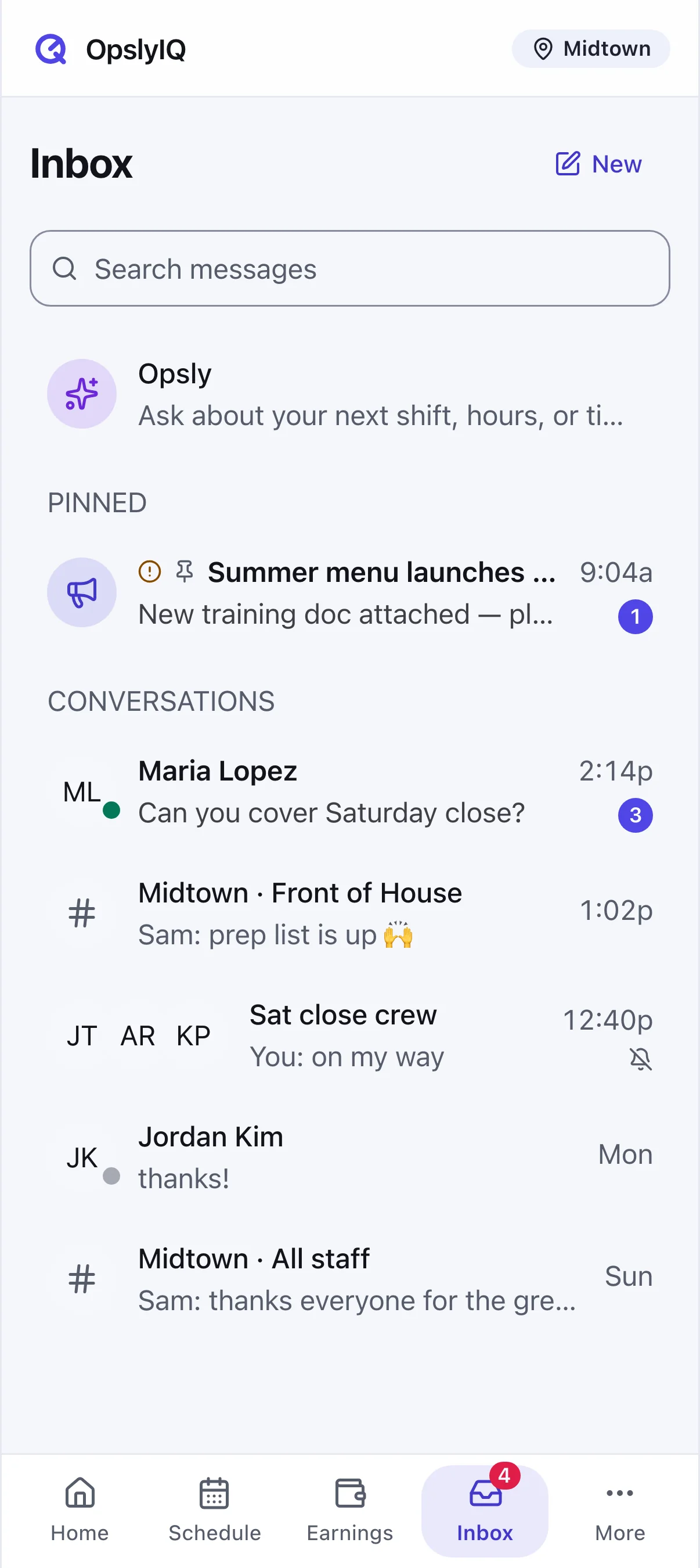 My Work — Inbox